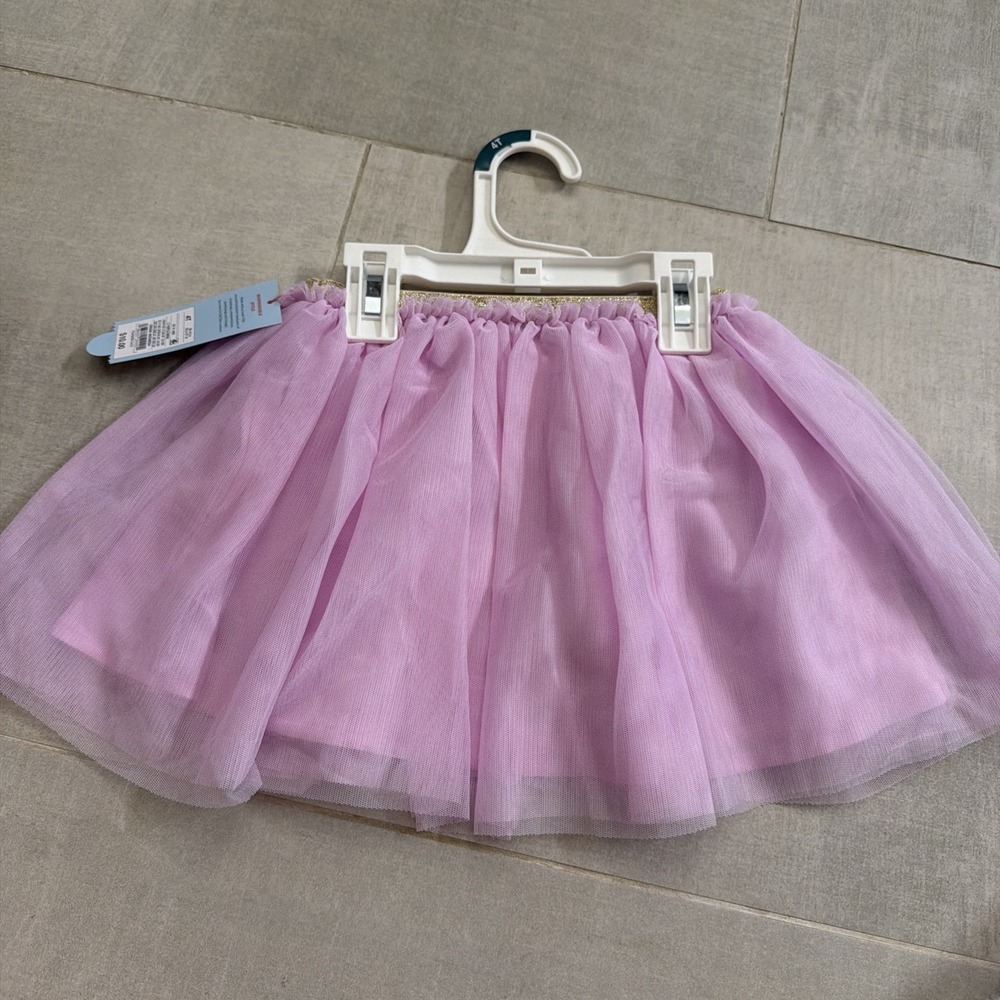4T Cat And Jack Purple Tutu Toddler Dancing Dress Up Tulle Skirt‎